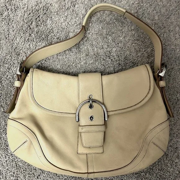 Coach | Bags | Coach Soho Hobo Bag Tan Leather Purse | Poshmark